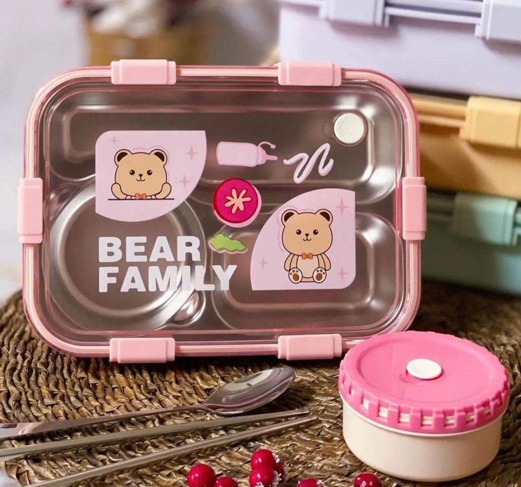 New 3 Compartment Tiffin Box