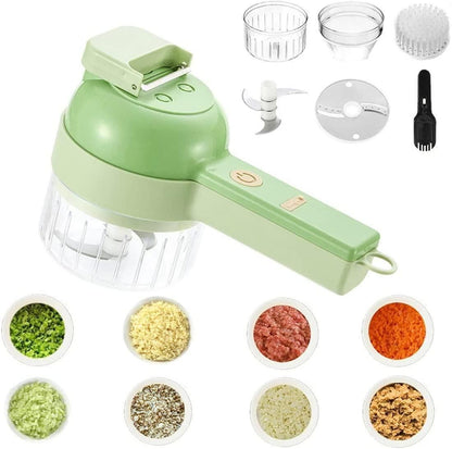 5 in 1 Portable Electric Vegetable Cutter Set