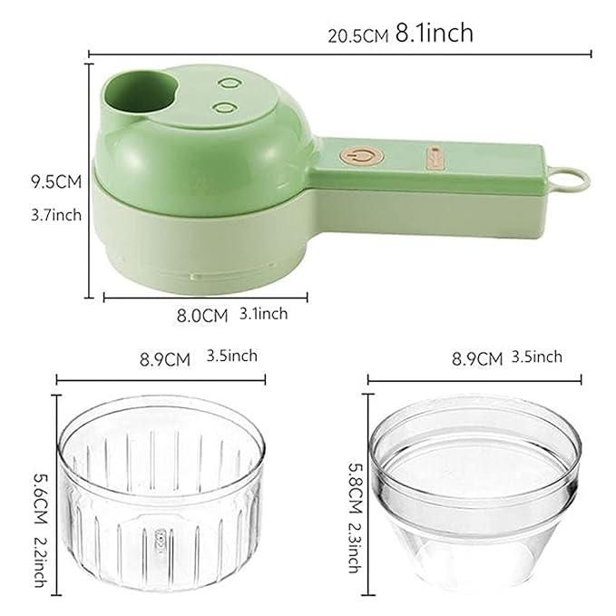 5 in 1 Portable Electric Vegetable Cutter Set