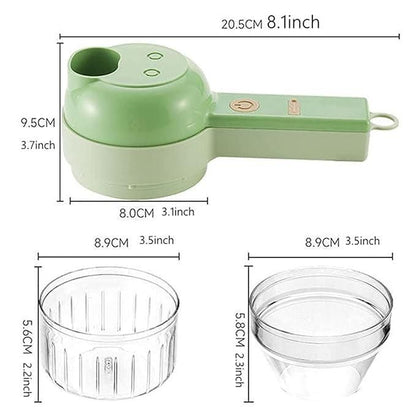 5 in 1 Portable Electric Vegetable Cutter Set