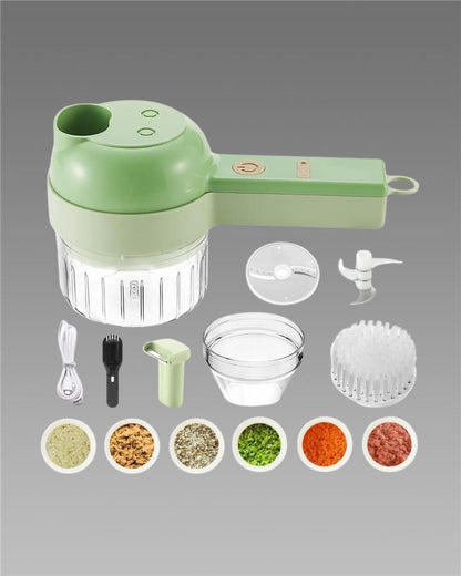 5 in 1 Portable Electric Vegetable Cutter Set